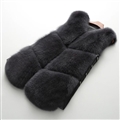 Luxury Popular Super Real Fox Fur Vest Fashion Women Overcoat - Black