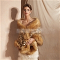 Wholesale Warm Faux Fox Fur Overcoat Fashion Women Coat - Leopard