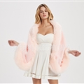 Wholesale Warm Faux Fox Fur Overcoat Fashion Women Coat - Pink